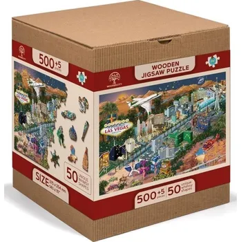 Dětské zboží Wooden City Puzzle Las Vegas 505 dílků, dřevěné