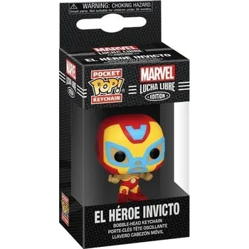 Figurka Funko POP Keychain: Marvel Luchadores - Iron Man (klíčenka)