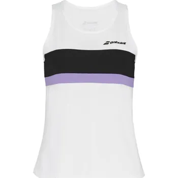 BABOLAT PADEL TANK WOMEN WHITE / WHITE dámský nátělník
