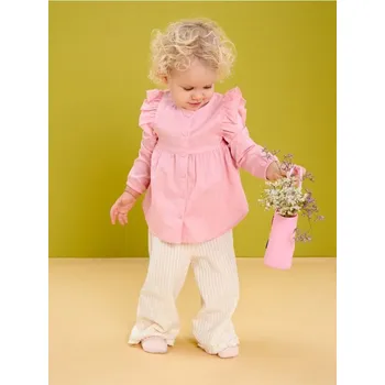 Dívčí oblečení Sinsay - Bavlněná halenka - růžová - 160IP-38X - 160IP-38X-98