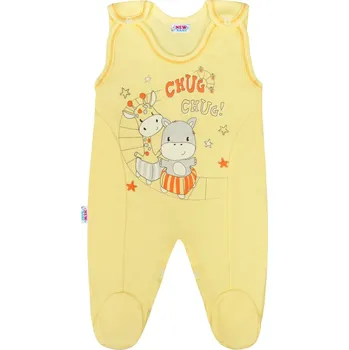 Kojenecké oblečení NEW BABY Kojenecké dupačky New Baby chug žluté | Velikost: 50