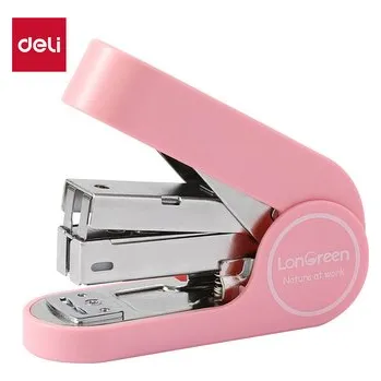 Kancelářské potřeby Zszywacz LonGreen EM416 do 25k. różowy, Deli