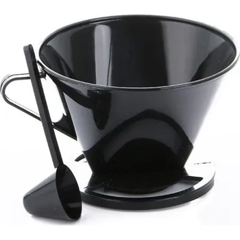 Příslušenství pro přípravu kávy Plastový dripper překapávač na kávu s odměrkou