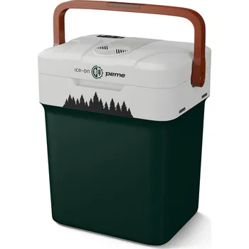 PEME Elektrický chladicí box Peme Essential 26L, 12/230V 26 LITRŮ BÍLÁ|ZELENÁ