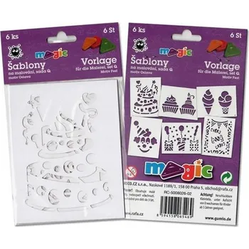 MAGIC papírové šablony na malování OSLAVA