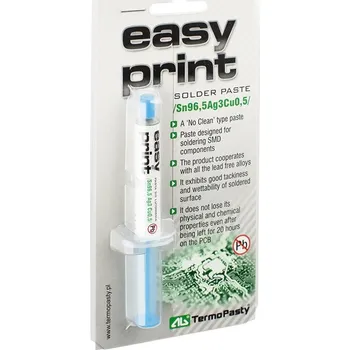 Páječka Bezolovnatá pájecí pasta AGTP Easy Print Sn96,5Ag3Cu0,5, více balení množství 40 g