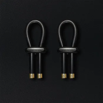 Dungeon Lab Conductive Rubber Rings CR-M6-PRO-2 6 mm, stahovací smyčky na penis a varlata pro elektrosex