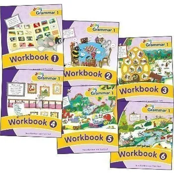 Cizí jazyk Grammar 1 Workbooks 1-6: In Precursive Letters (British English edition)
