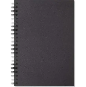 Artgecko skicák 200g Shady A4 na výšku 40 černých listů