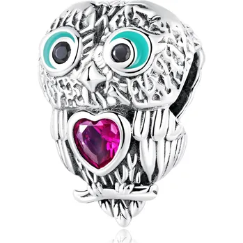 Přívěsek Elenys stříbrný přívěsek Moudrá sova