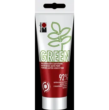 Marabu Green Alkydová barva - jasmínová červená 100 ml
