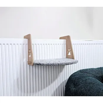 Pelíšek pro kočku ASIR Odpočívadlo na topení MEDI šedé 55 cm