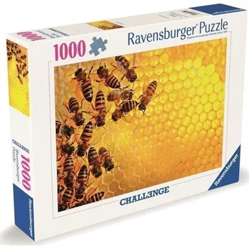 Hračka Puzzle Challenge: Včely na medové plástvi 1000 dílků