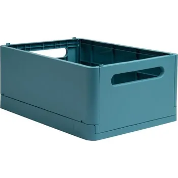 Kancelářské potřeby Exacompta smart case Úložný box skládací maxi - petrolejový