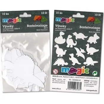 MAGIC papírové výseky na malování DINOSAUŘI