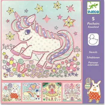 Šablony Djeco - Kawailand