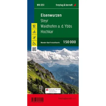 WK 051 Eisenwurzen, Steyr, Waidhofen ad Ybbs, Hochkar 1:50 000 / turistická mapa