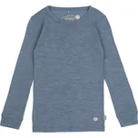 Dětské merino triko "Medium Blue" Lillelam VELIKOST: 98/3 roky