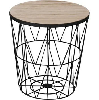 Konferenční stolek Černý příruční stolek SPACE