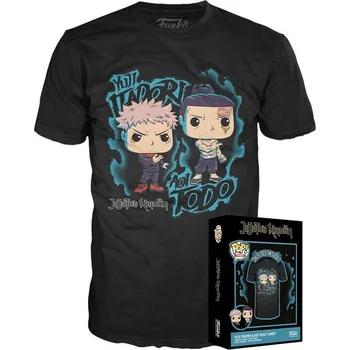 Figurka Funko Triko Boxed Tee: Jujutsu Kaisen - Yuji & Aoi (velikost L)