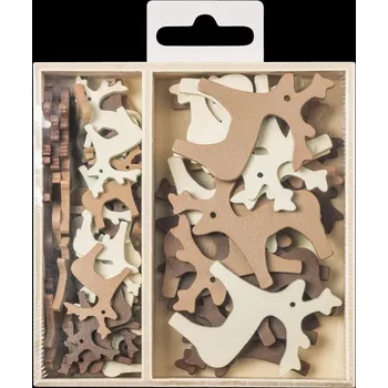 Heyda Dřevěné ozdoby v boxu - sobi