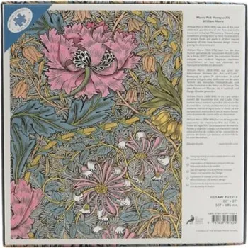 Blok Puzzle William Morris Zimozel růžový 1000 dílků