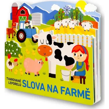 Kniha Tvarované leporelo Slova na farmě