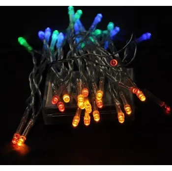 Vánoční dekorace DENR Vnitřní vánoční řetěz 20 LED na baterie, různé barvy R17-61 Barva: Modrá