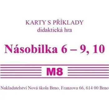 Sada kartiček M8 - násobila 6 - 9,10