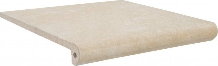 Dlažba Stone Creme 33x33 cm, schodovka průběžná s nosem