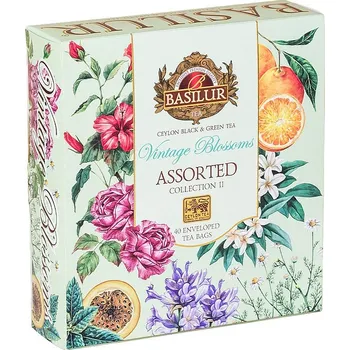 Horký nápoj BASILUR Vintage Blossoms Assorted II. přebal 40 gastro sáčků