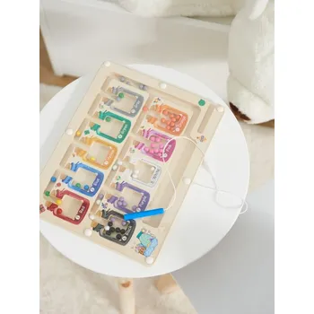 Dřevěná hračka Sinsay - Dřevěná skládačka - vícebarevná - 625CP-MLC - 625CP-MLC-ONE-4