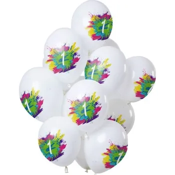 Party dekorace Balónky latexové 1 rok 12 ks