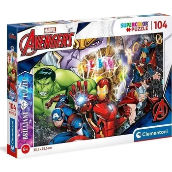 Dětské zboží Clementoni Puzzle Briliant - Marvel 104 dílků