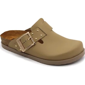 Dámská obuv Dámské zdravotní korkové pantofle LEON 7002 béžové Velikost: 42