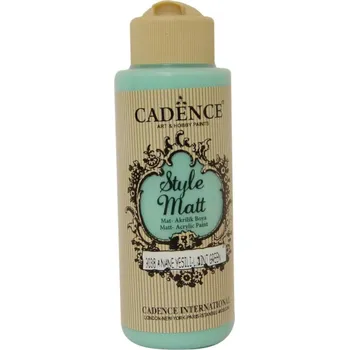 Matná akrylová barva Cadence Style Matt - mátová pastelová / 120 ml