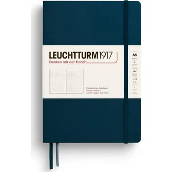 Blok Leuchtturm1917 Zápisník Deep Sea Medium A5 tečkovaný