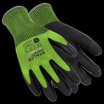 Pracovní rukavice Stalco S093200010 Rukavice polyesterové LATEX X 10