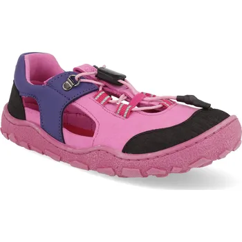 Dívčí sandály Barefoot outdoorové sandály bLIFESTYLE - landschildkröteSTYLE himbeere růžové Velikost: 28