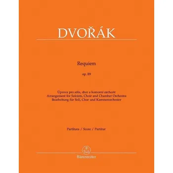 Kniha Requiem, úprava pro sóla, sbor a komorní orchestr