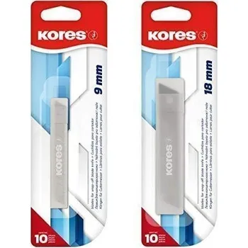 Pracovní nůž Náhradní čepel pro odlamovací nůž 18 mm (10 čepelí v plastovém pouzdru)