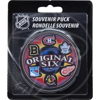 InGlasCo Fanouškovský puk NHL All Original 6 Teams Blister(1ks)
