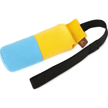 Pomůcka pro výcvik zvířete Firedog Speedy dummy marking 250 g žlutý / baby modrý