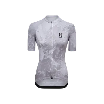 Cyklistické oblečení KALAS MOTION Z6 | Cyklistický dres | Stone Grey | DÁMSKÝ | Velikost: 6/XXL