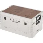 Skládací box NILS Camp NCB4002 2v1 s víkem a dřevěnou deskou 50L