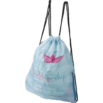 Batoh skládací anglický "Friendship-ship" 34x41 cm