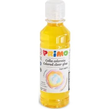 Kancelářské potřeby PRIMO barevné lepidlo 240 ml - žluté