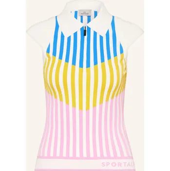 Dámská móda Sportalm Dámské Pletené Polo Tričko, tmavě modrá / růžová /...