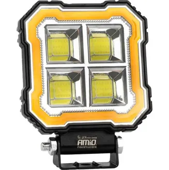 Osvětlení automobilu AMIO Světlomet LED pracovní hranatý 4800 lm
