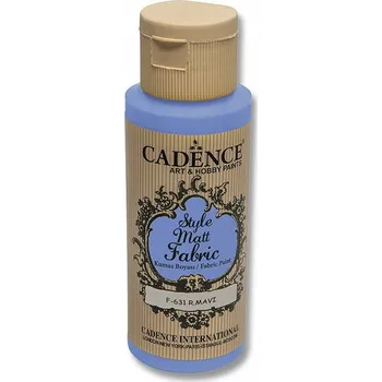 Textilní barva Cadence Style Matt Fabric - královská modrá / 50 ml
